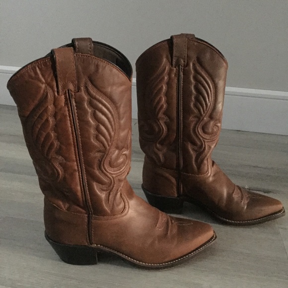 Abilene 9027 Women's Leather Western Boots, Sz 7.5 - Picture 3 of 8